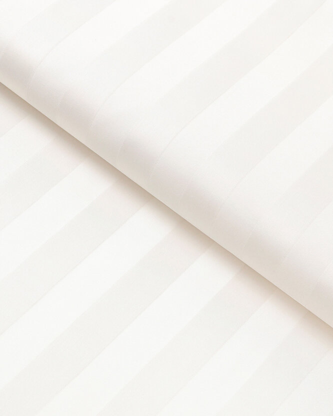 Damast - creme Streifen mit Satin-Glanz