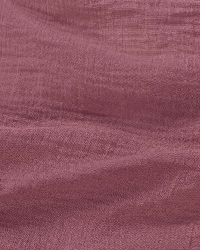 Musselin-Kissenbezug – burgunderrosa