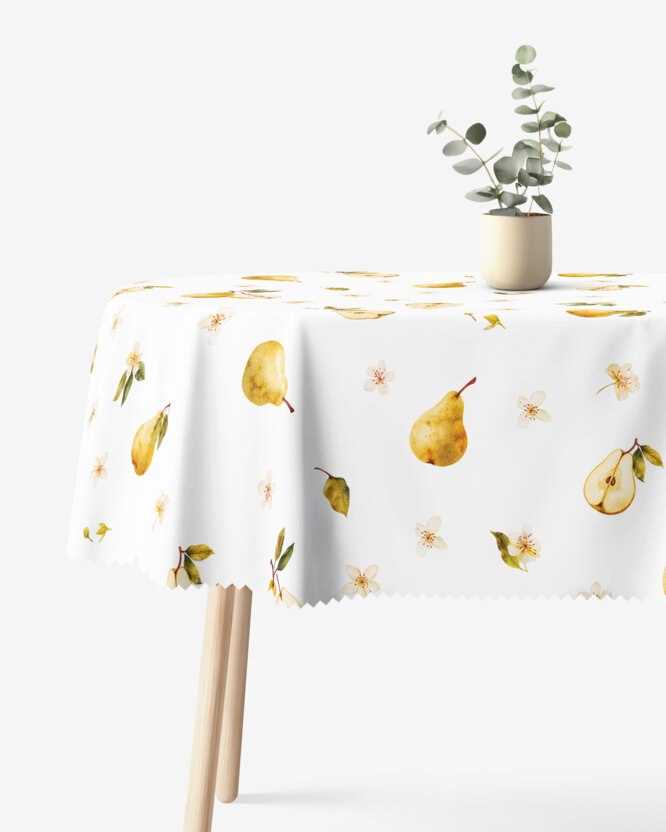 Ovale Tischdecke Teflon - Birnengarten