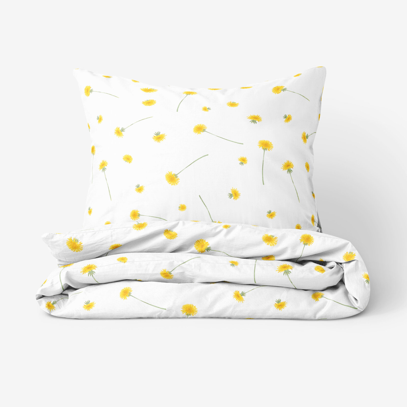 Bettwäsche aus Baumwolle - Löwenzahn