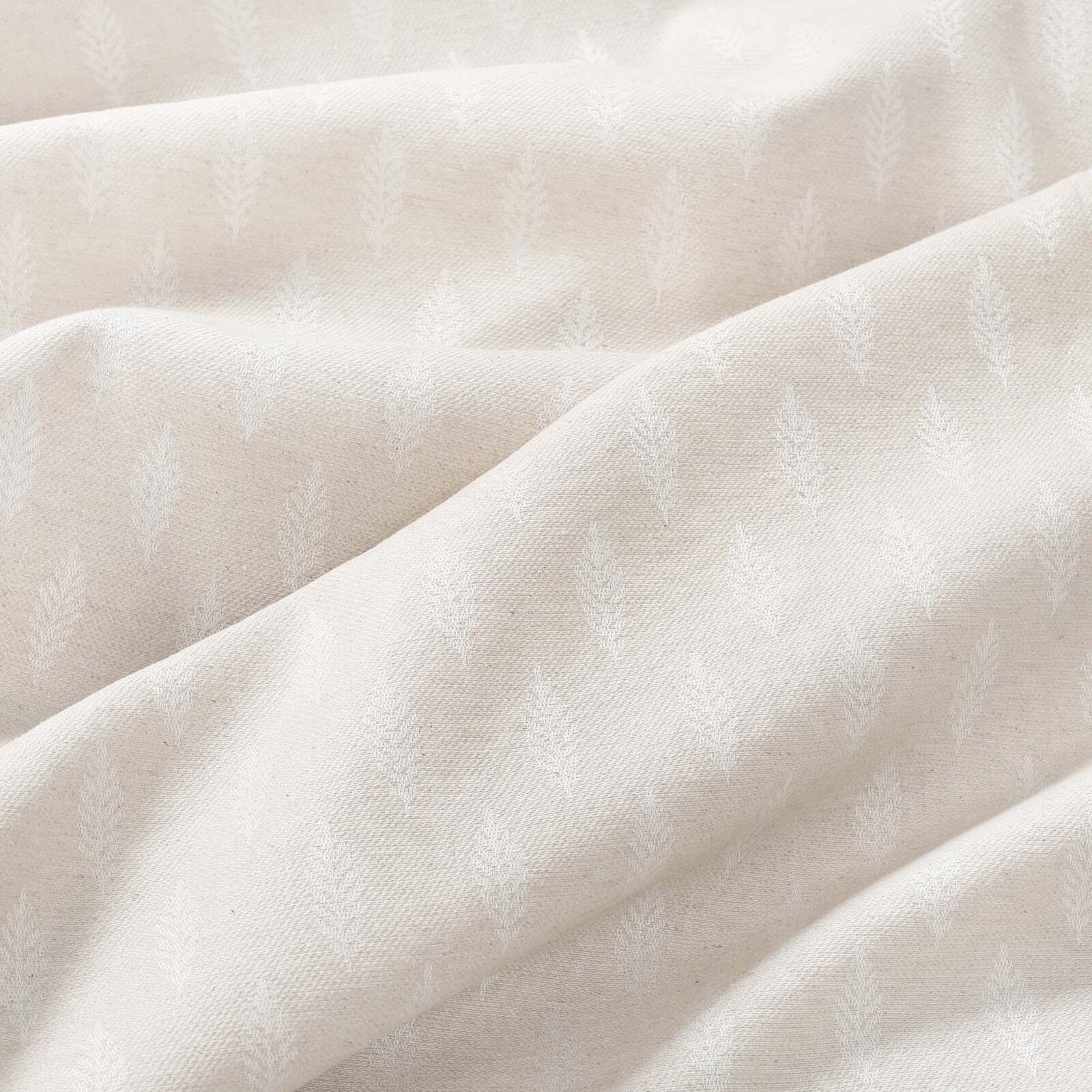 Ovale Weihnachts-Tischdecke Natura - Ästchen auf natürlicher