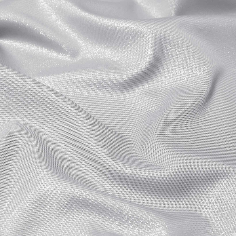 Exklusiver Weihnachts-Tischläufer - silberfarben mit Glitzereffekt