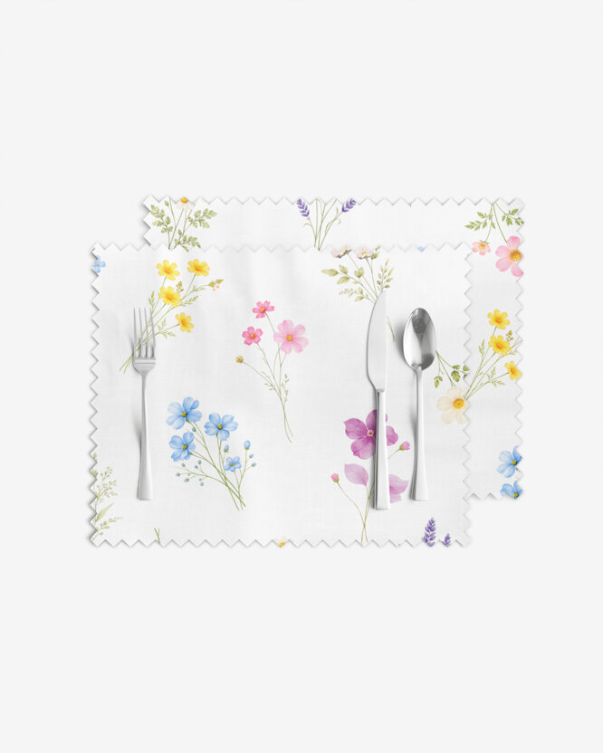 Teflon-Tischset - Blumengarten - 2 Stück