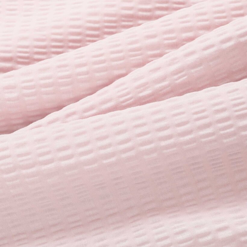Seersucker Bettwäsche Duo - Duft nach Jasmin mit puderrosa