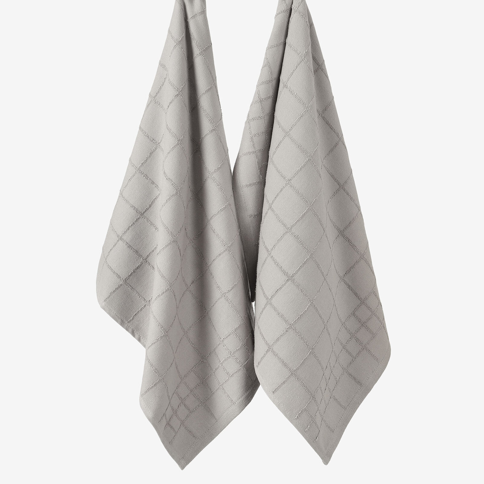 Küchen-Frottiertuch – grau