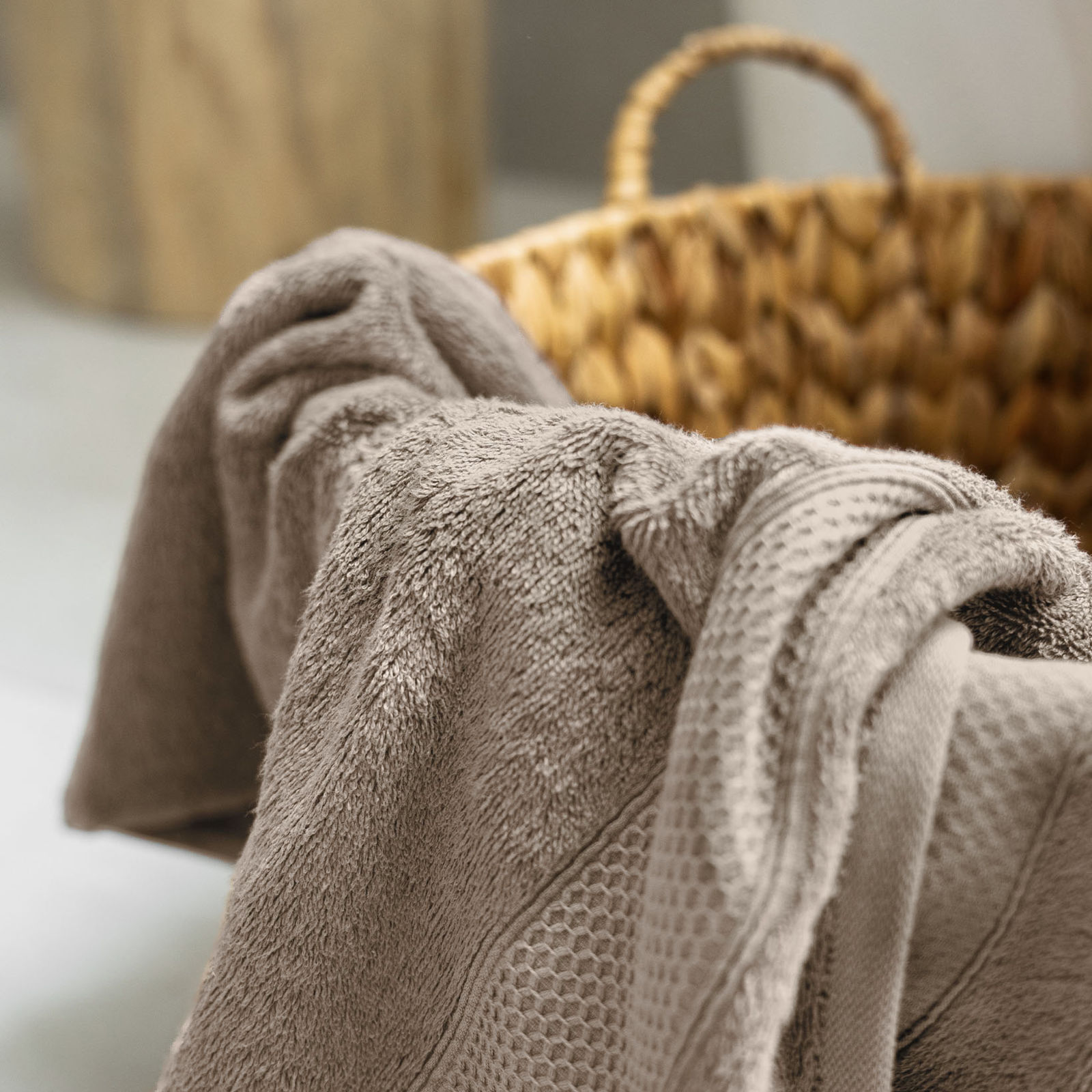 Bamboo Handtuch/Duschtücher Soft Lux - braun
