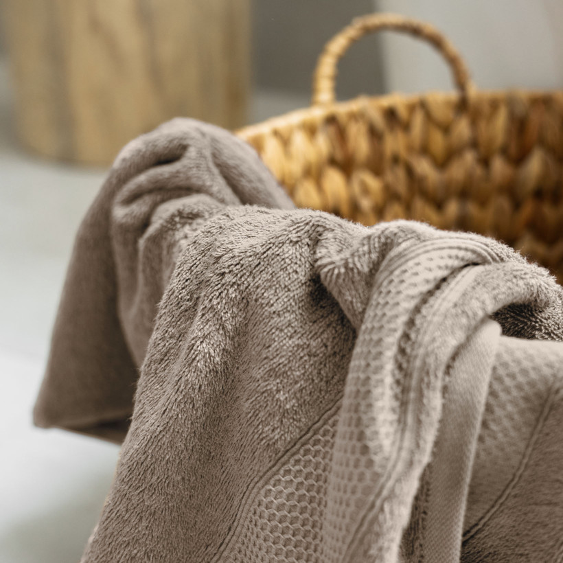 Bamboo Handtuch/Duschtücher Soft Lux - braun