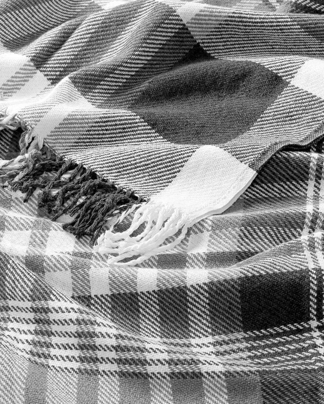 Plaid Karo - graphitgrau