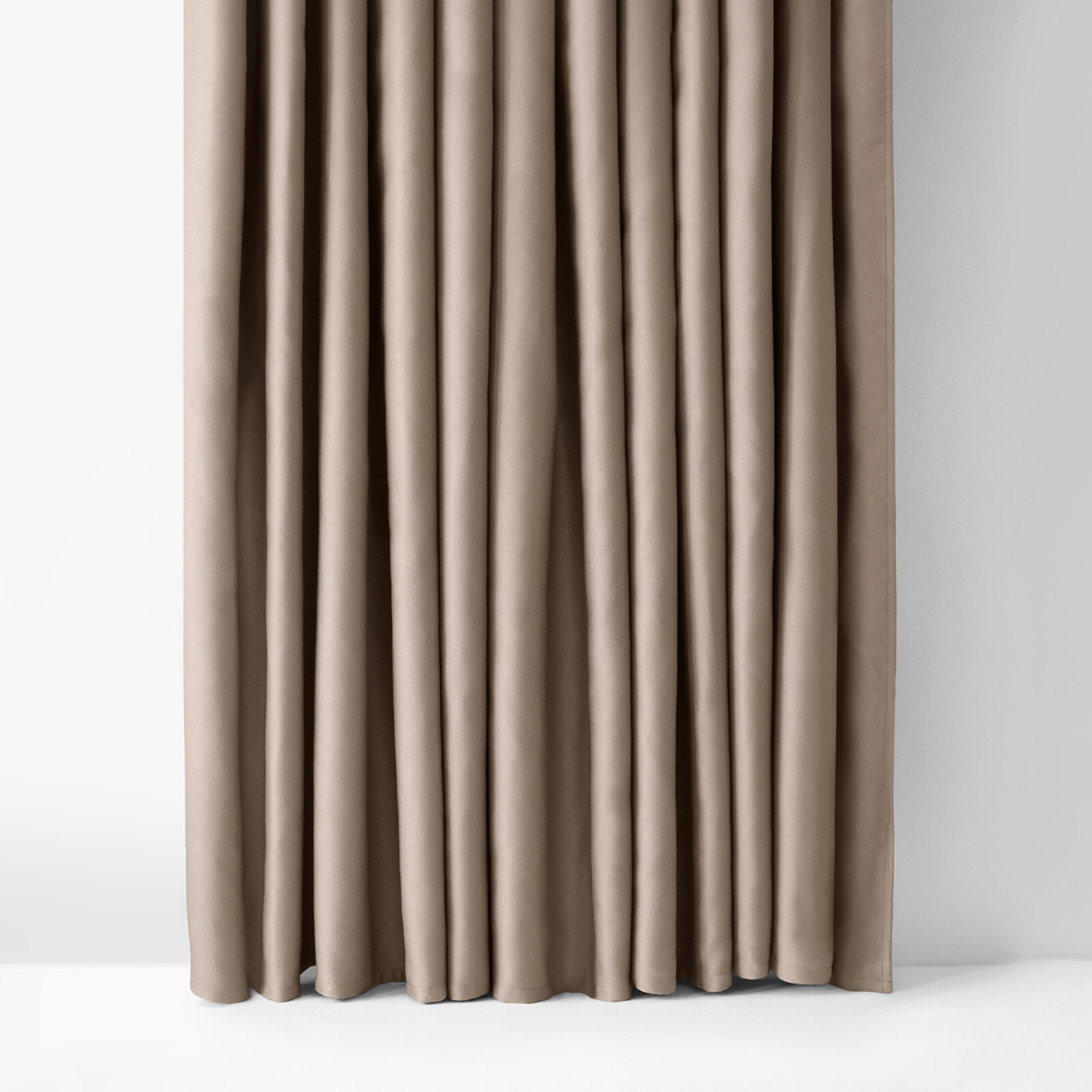 Blackout Verdunkelungsvorhang mit Satin-Glanz - kaschmirfarben