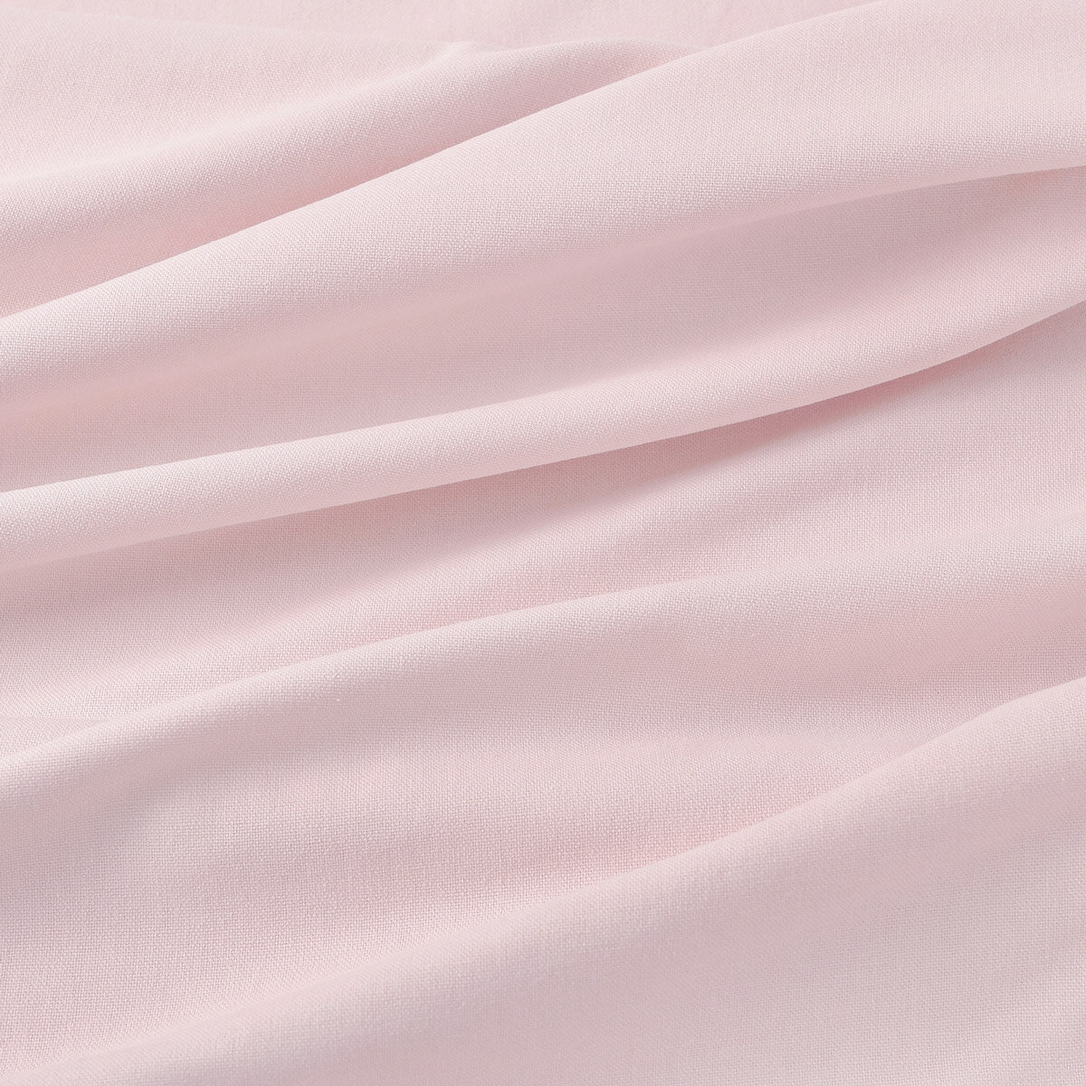 Spannbettlaken aus Leinenmischung - puderrosa
