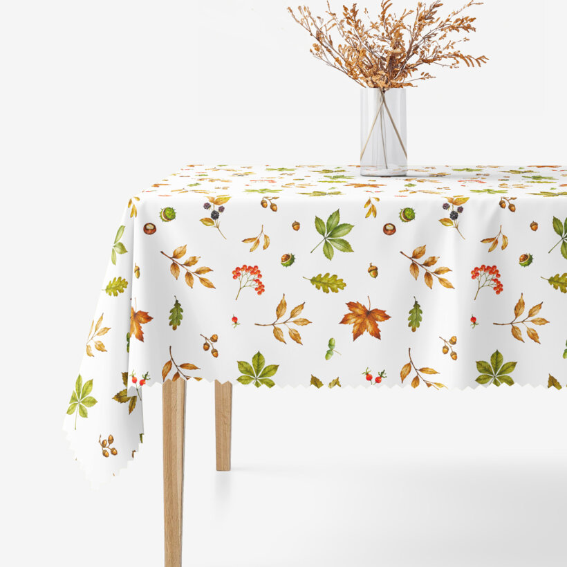 Eckige Tischdecke Teflon - Zauber des Herbstes