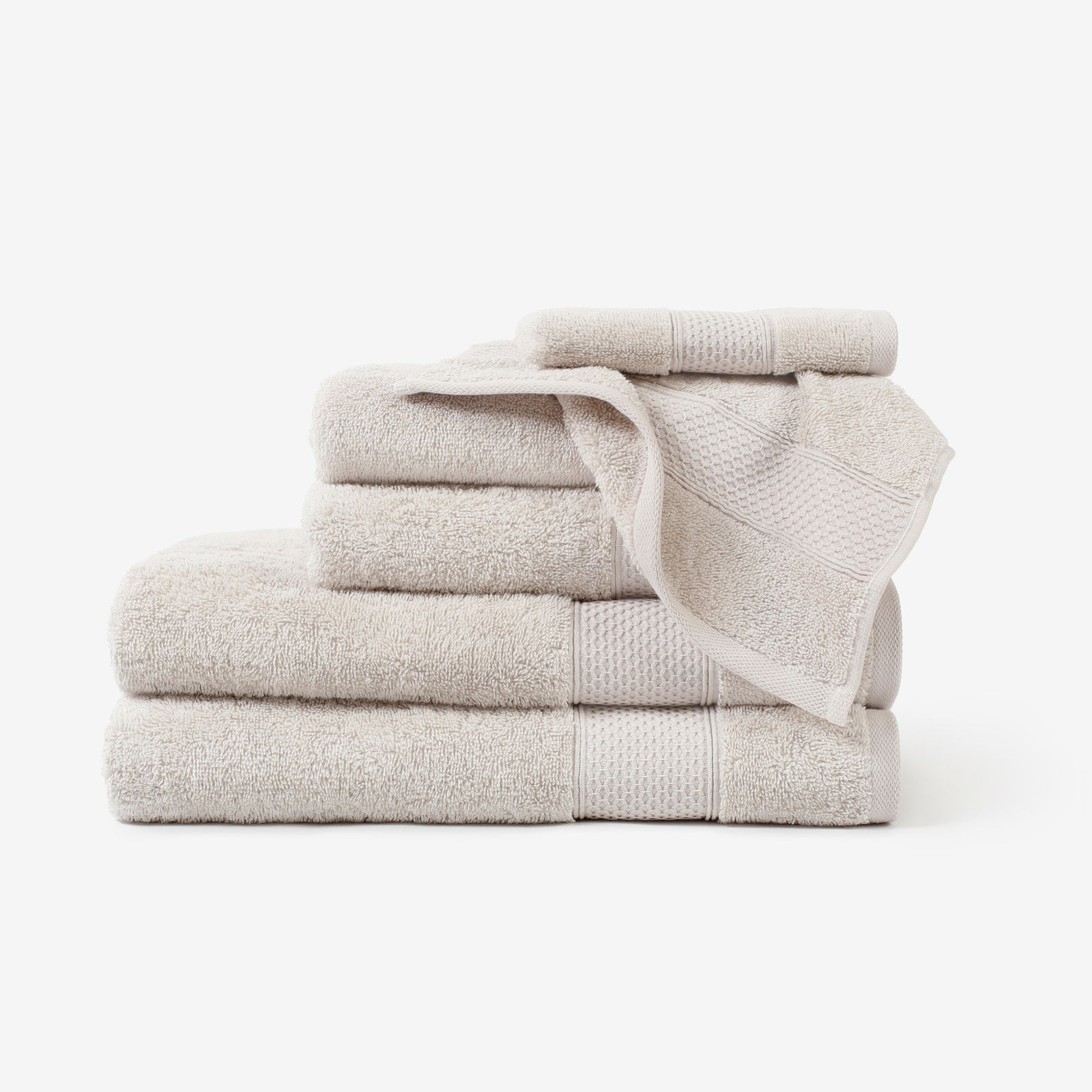 Bamboo Handtuch/Duschtücher Soft Lux - hellbeige