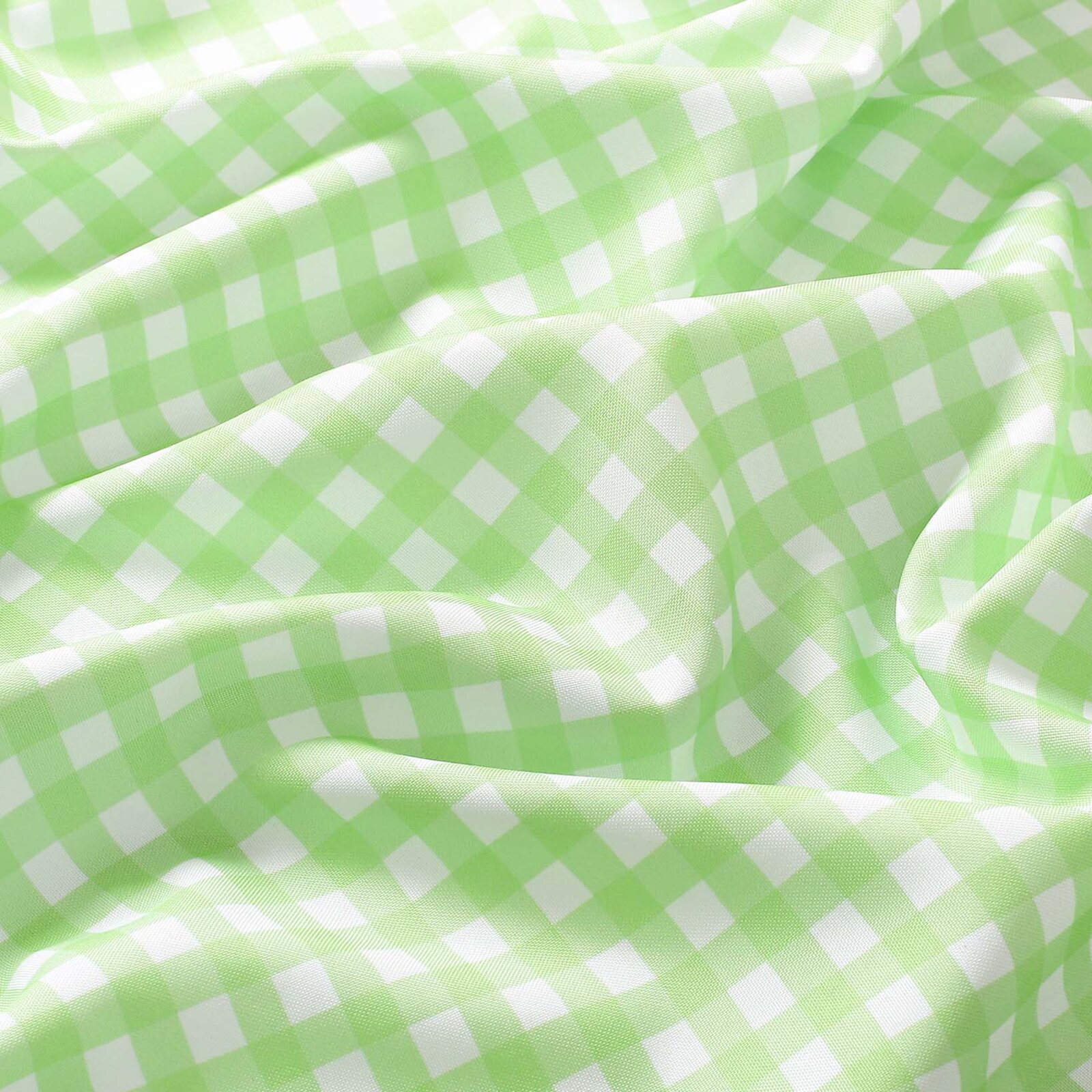 Teflonstoff für Tischdecken - grüne Würfel