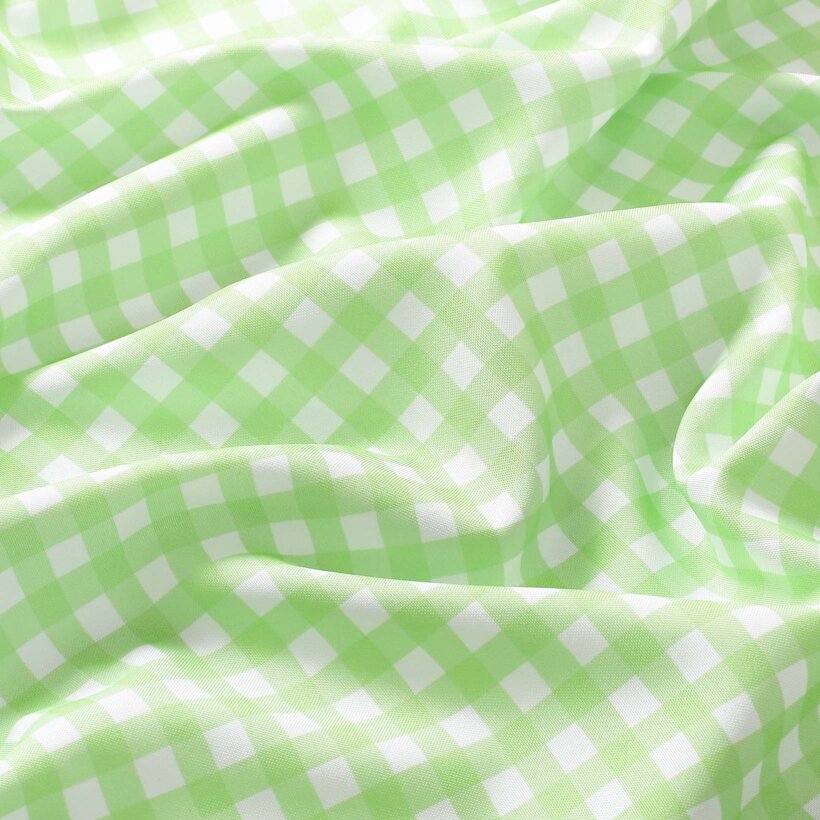 Teflonstoff für Tischdecken - grüne Würfel