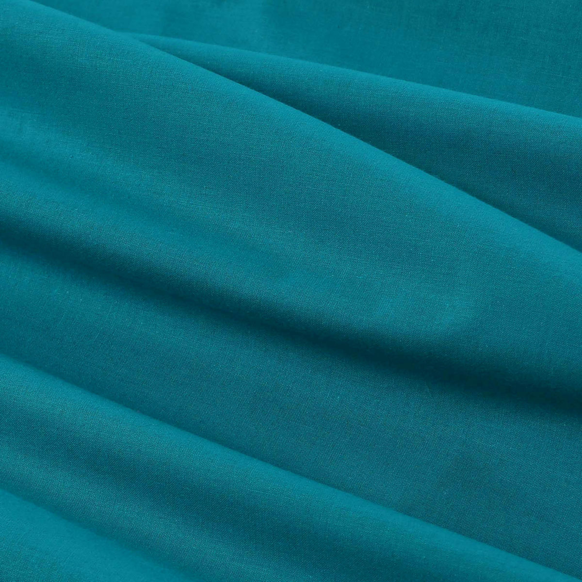 Kissenbezug aus Baumwolle - petrol