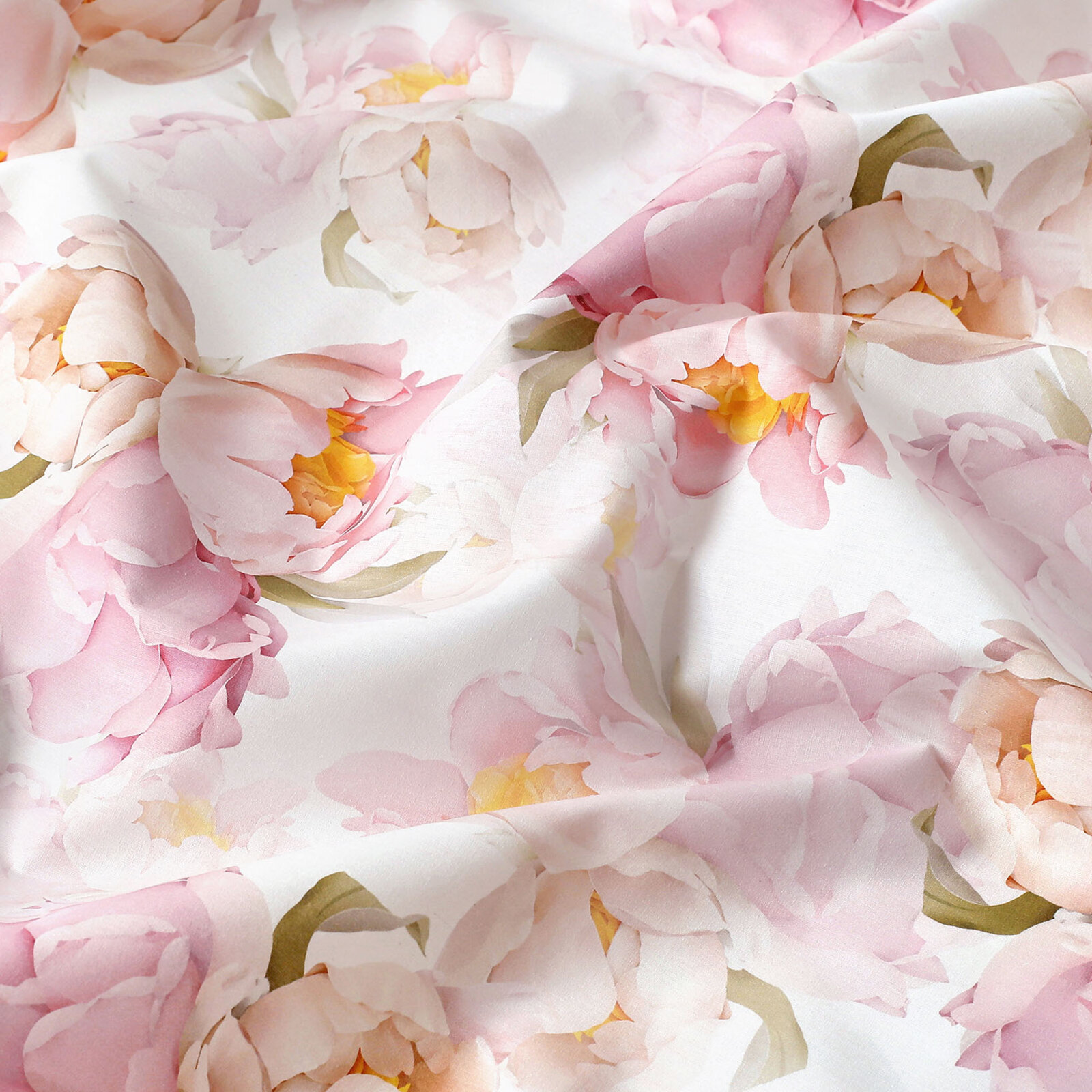 Bettwäsche für Babybetten aus Baumwolle - Blühende Pfingstrosen