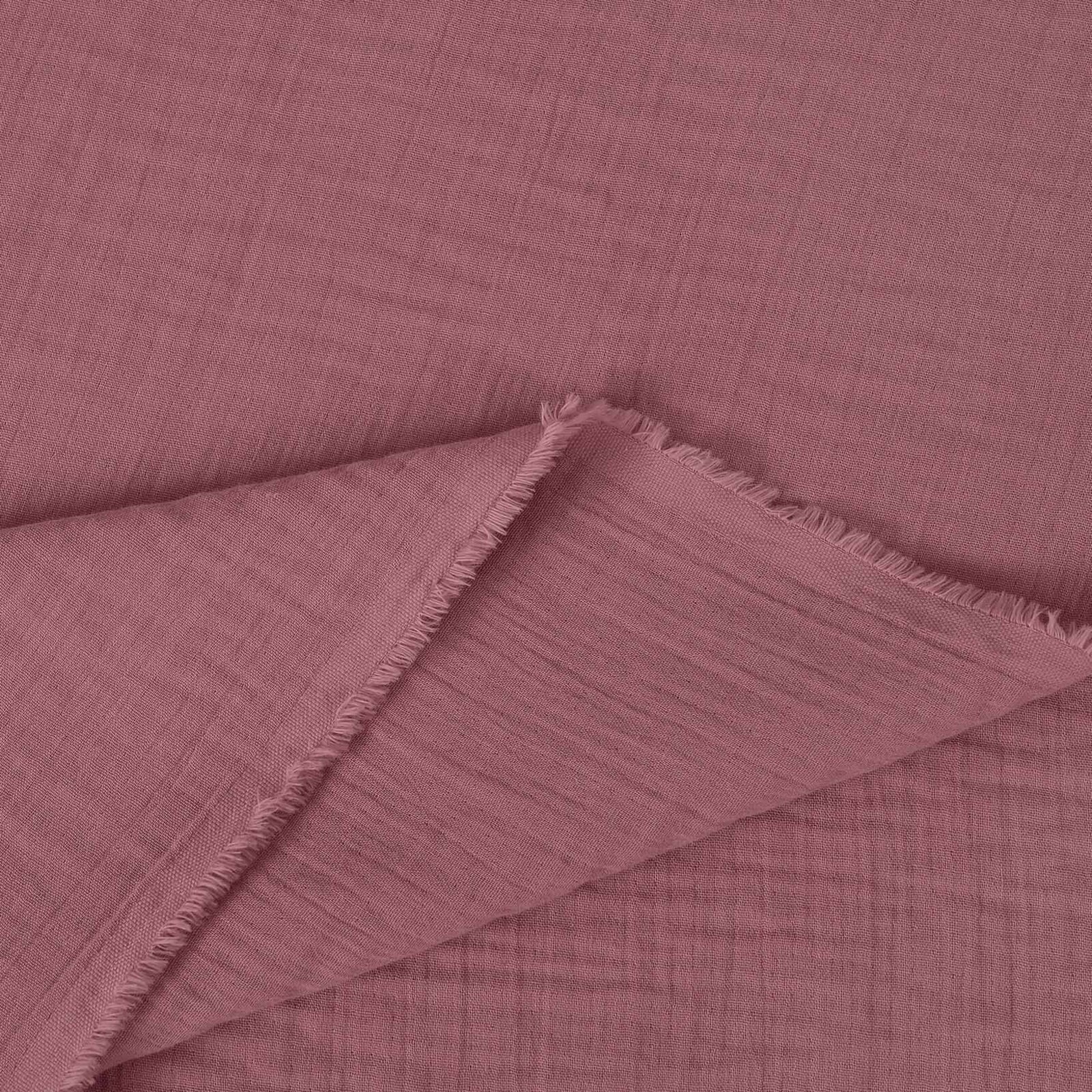 Musselinstoff – burgunderrosa