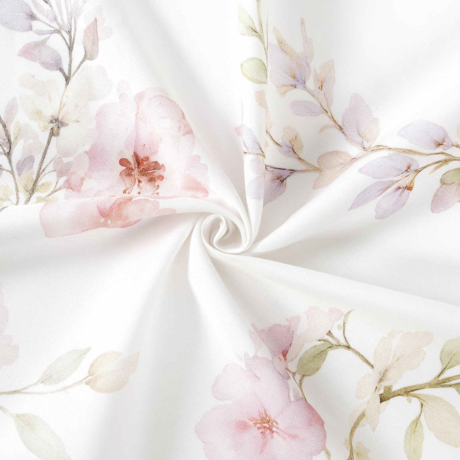 Mako-Satin - Romantische Wiese