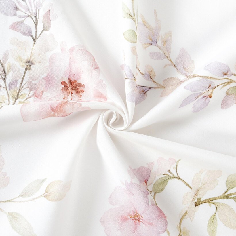 Mako-Satin - Romantische Wiese