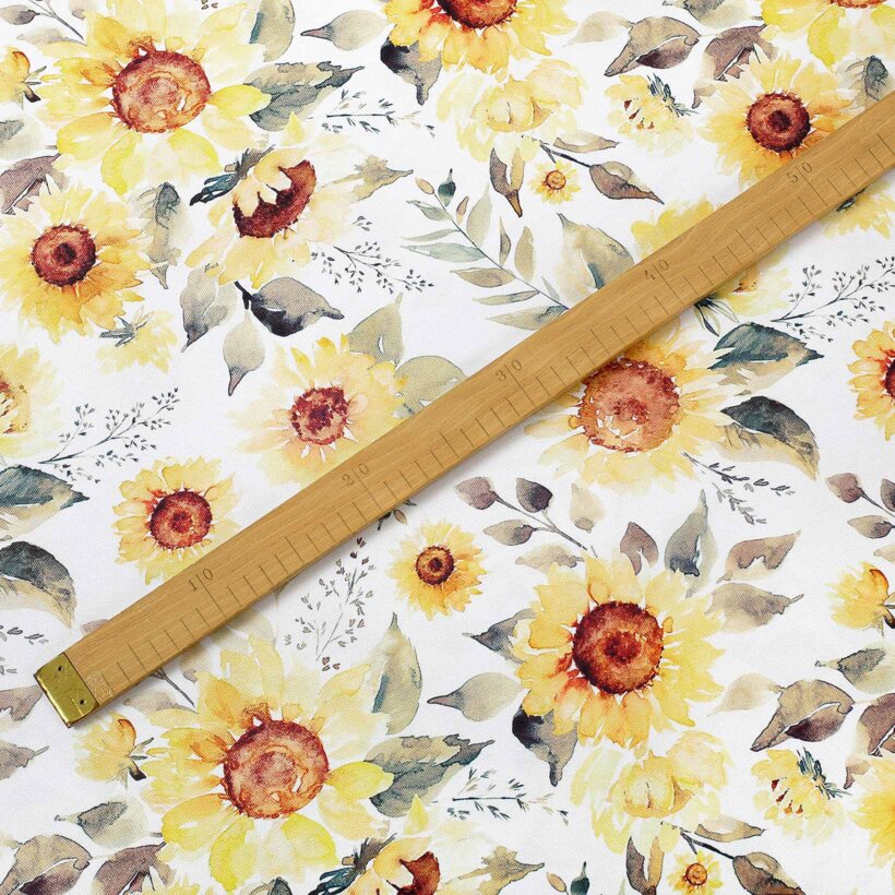 Teflon-Stoff für Tischdecken - Sonnenblumen