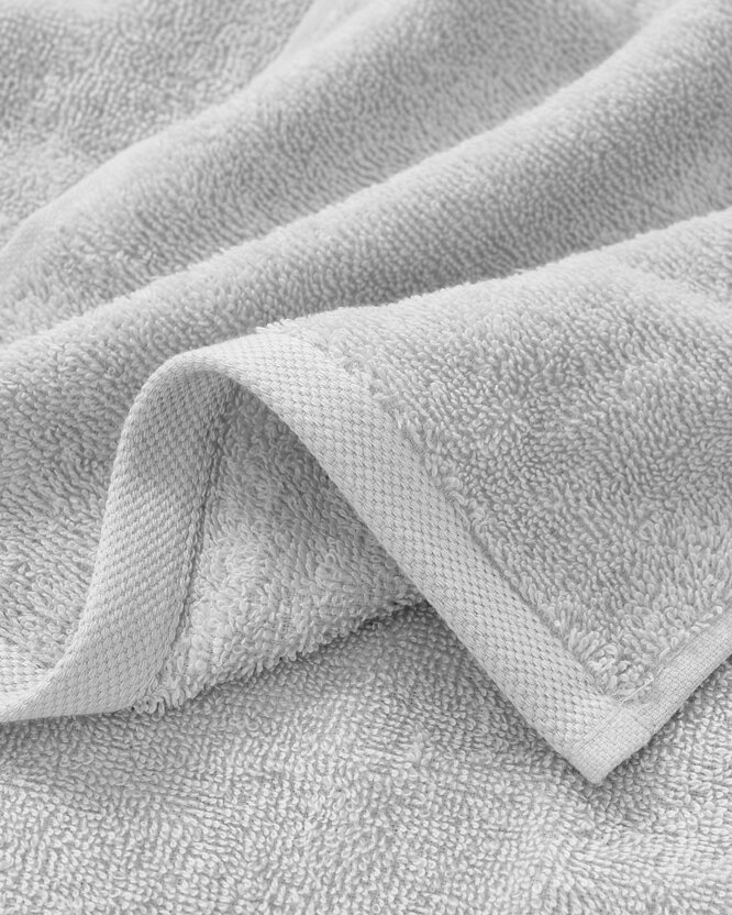 Kinder-Frottierhandtuch - Panda auf Hellgrau