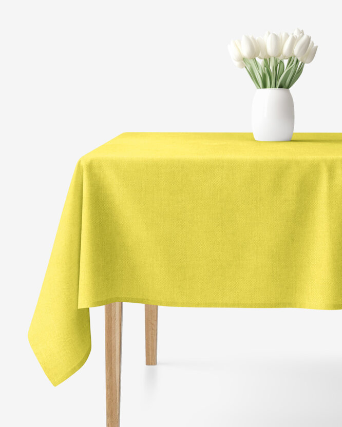 Eckige Tischdecke Malaga - limettengrün