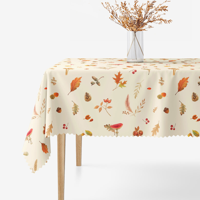 Eckige Tischdecke Teflon - Herbstliche Natur