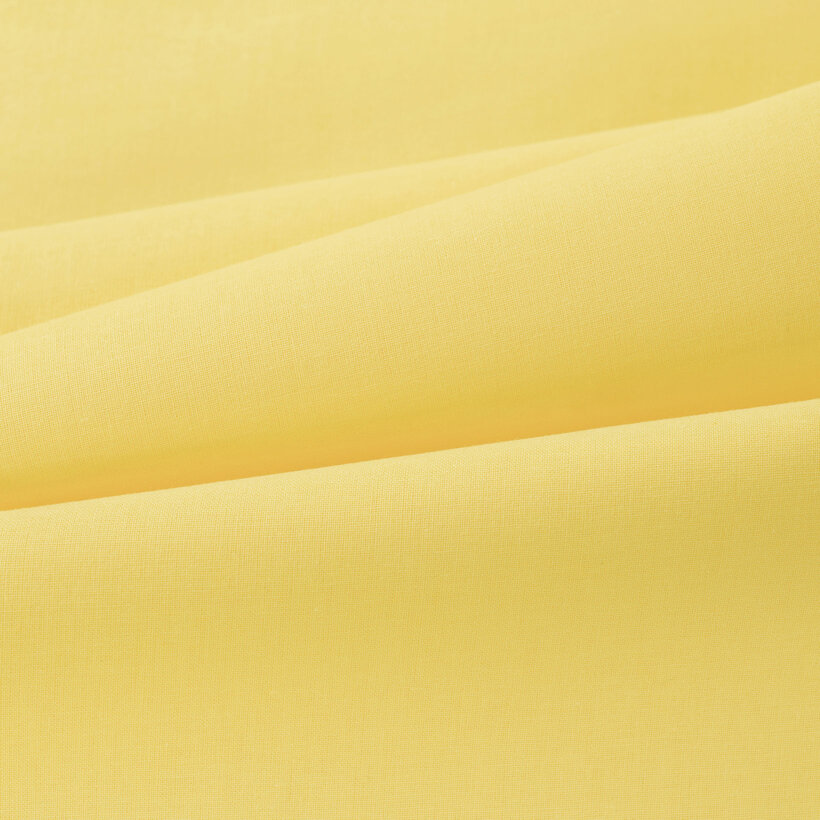 Runde Tischdecke 100% Baumwolle - gelb