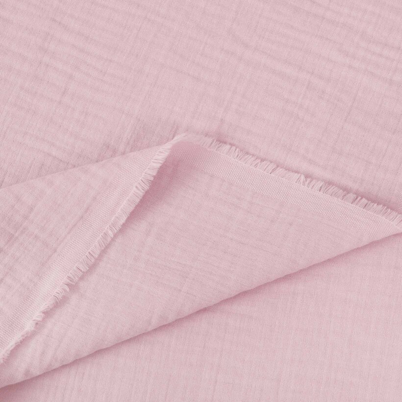Musselinstoff – pastellrosa