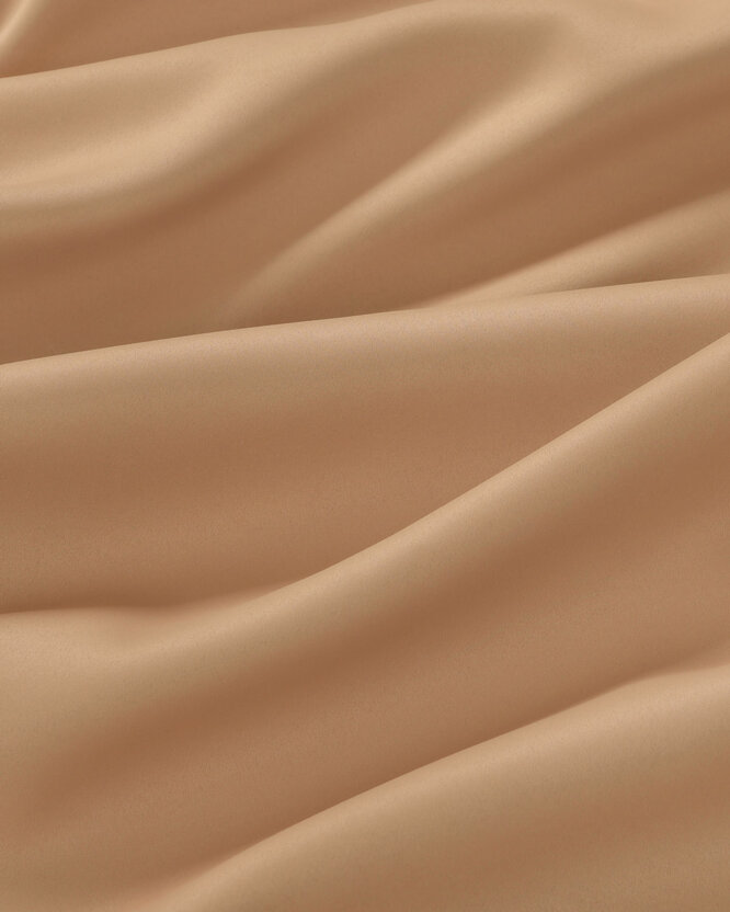 Verdunkelungsstoff Blackout mit Satin-Glanz - goldbeige