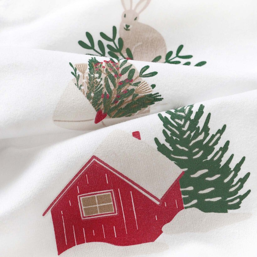 Flanell-Bettwäsche - Traditionelle Weihnachten