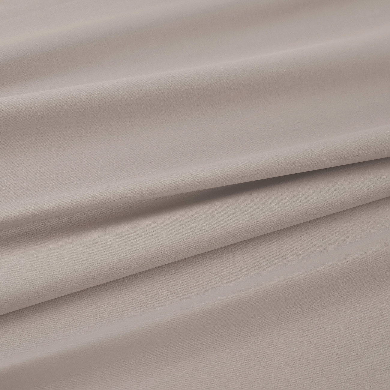 Baumwollstoff einfarbig Suzy - graubraun