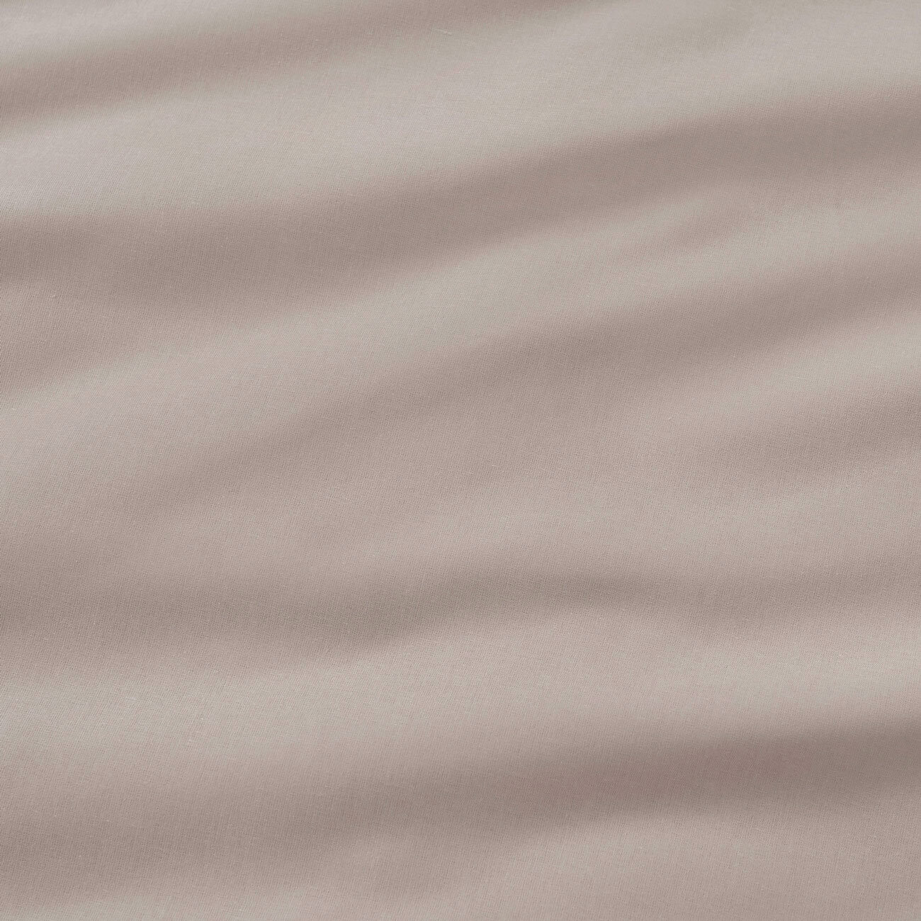 Runde Tischdecke 100% Baumwolle - graubraun