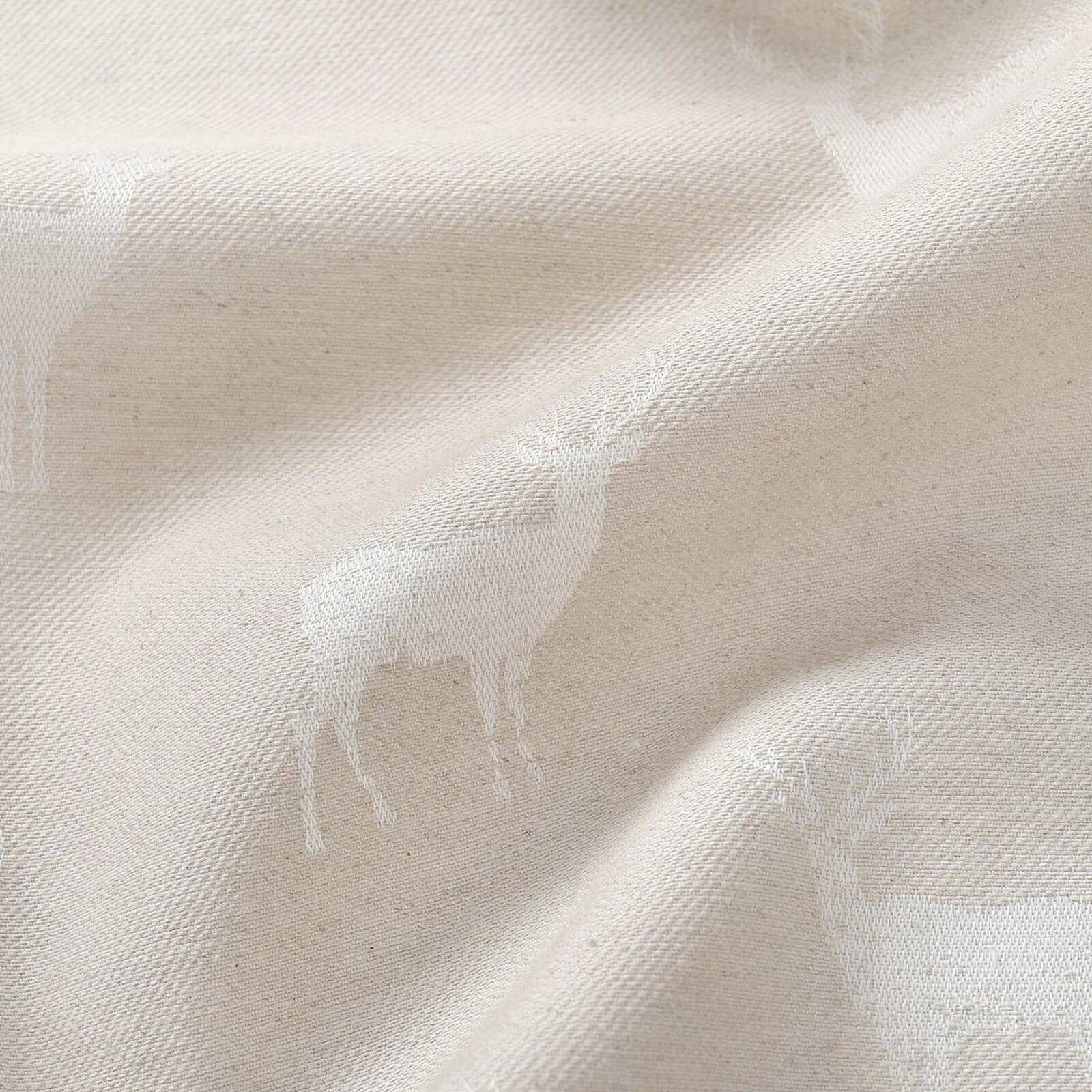 Weihnachtskissenbezug Natura - Hirsche auf natürlichem