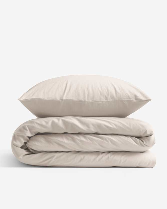 Bettwäsche aus Baumwolle - latte