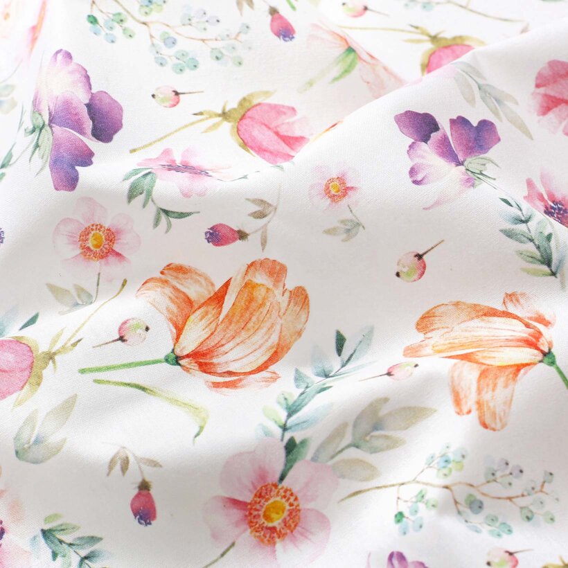 Eckige Tischdecke 100% Baumwolle Deluxe - verliebter Frühling