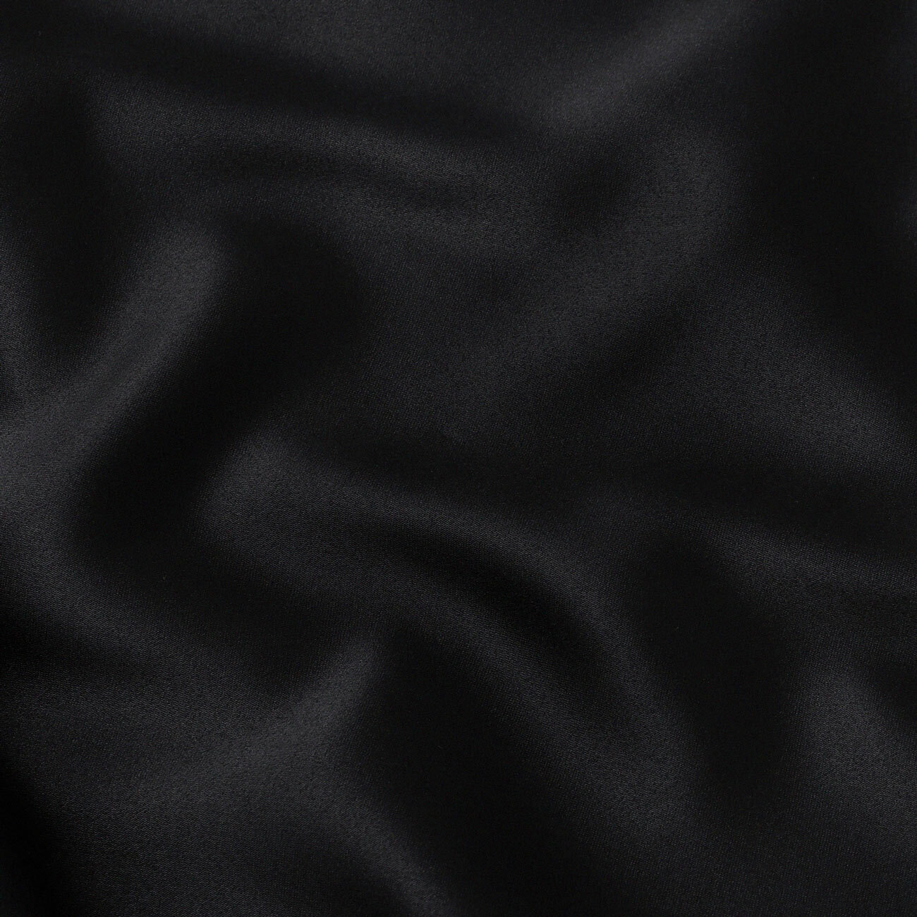 Verdunkelungsstoff Blackout mit Satin-Glanz - schwarz