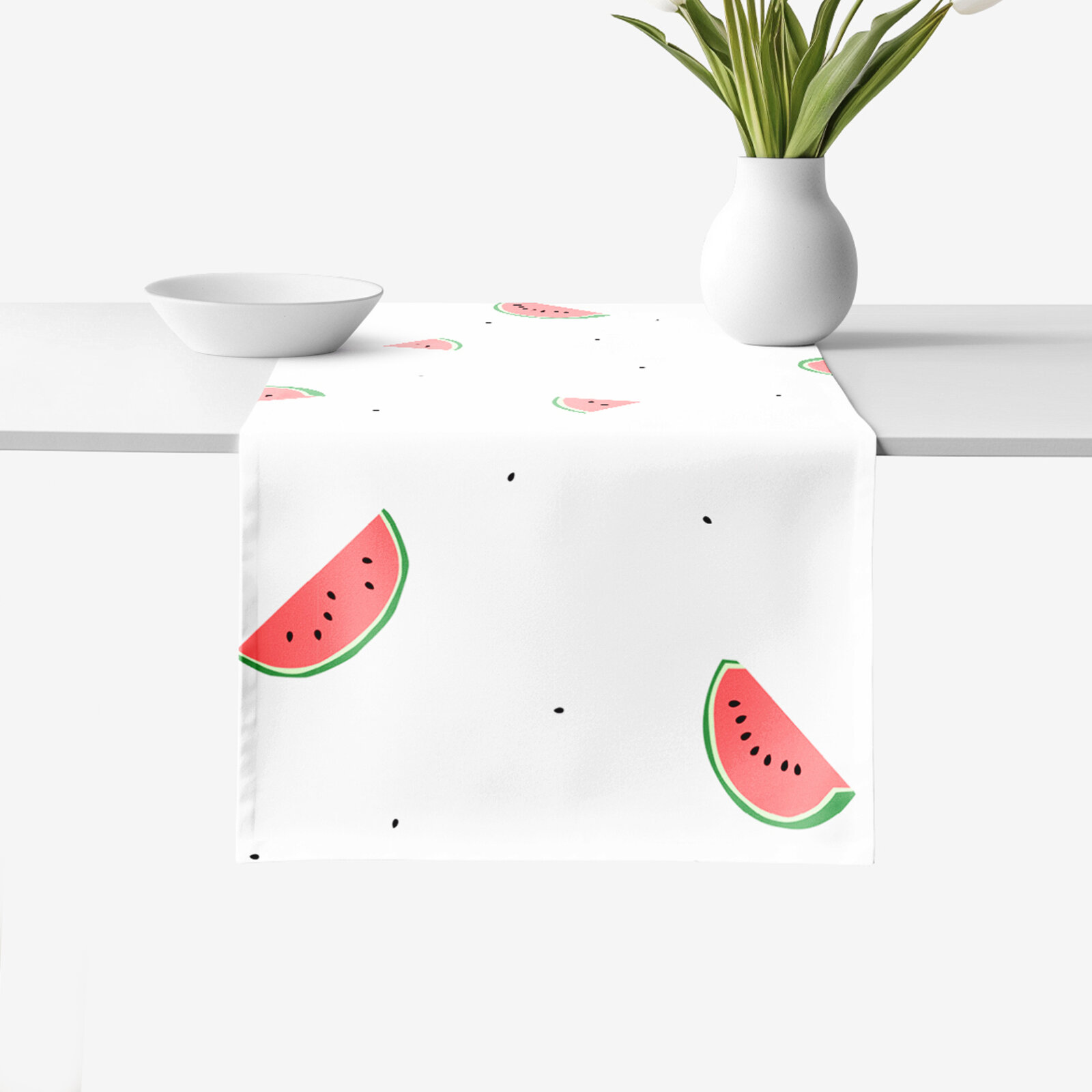 Tischläufer aus 100% Baumwolle - Melone