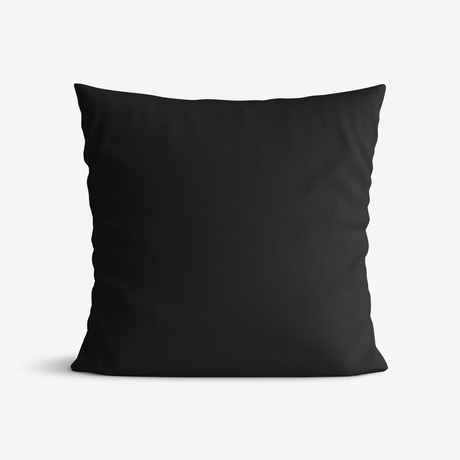 Kissenbezug aus Baumwolle - schwarz