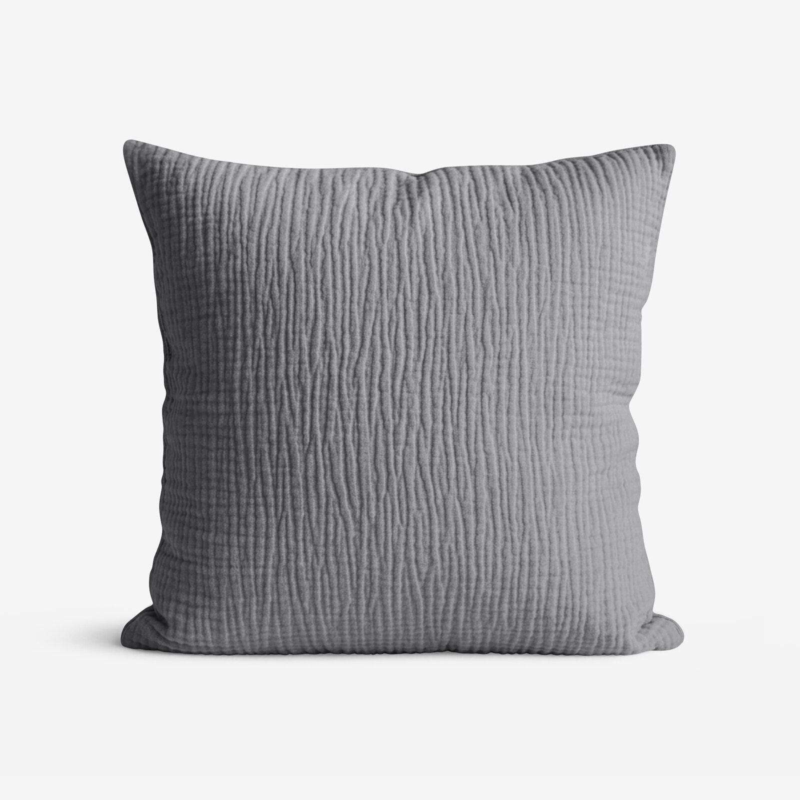 Musselin-Kissenbezug – anthrazit