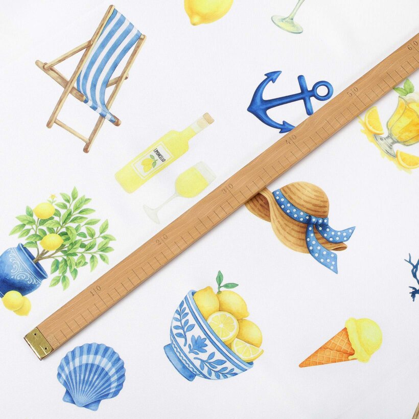 Teflonstoff für Tischdecken - italienische Sommer