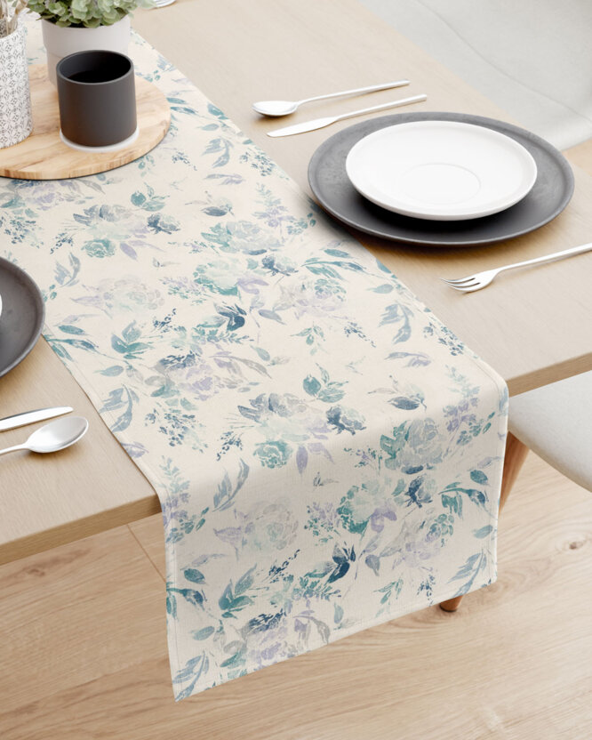 Tischläufer Valencia - Pflanzenabdrücke