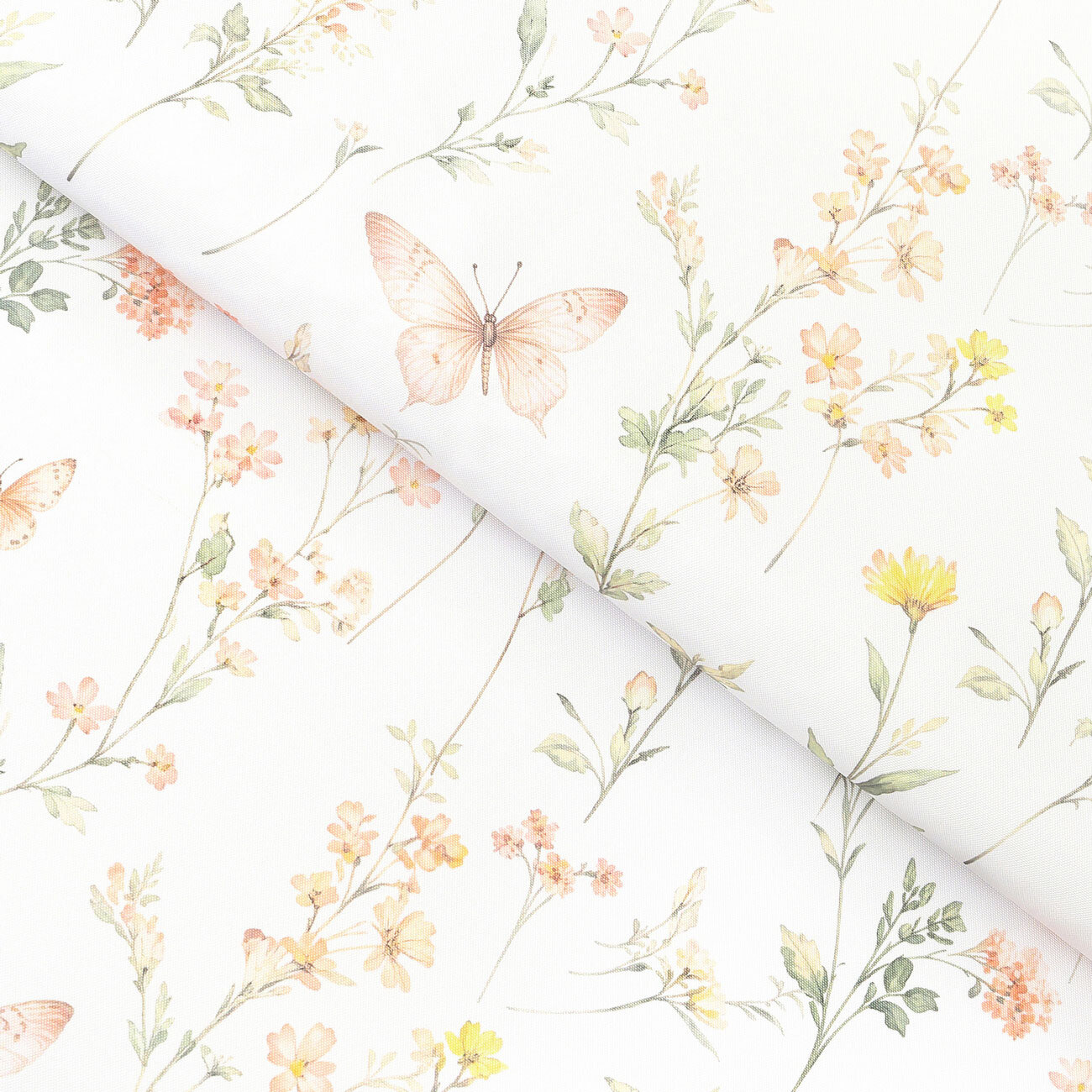 Teflonstoff für Tischdecken - Schmetterlingsgarten