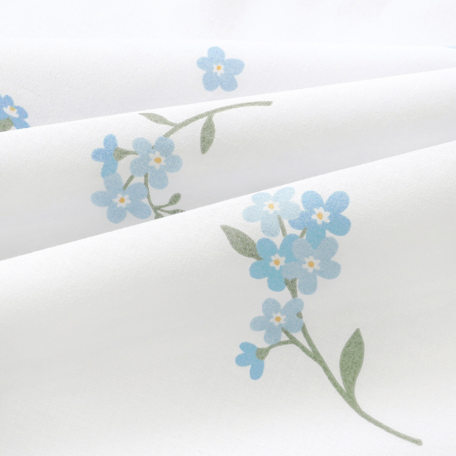 Vorhang aus Baumwolle - Vergissmeinnicht