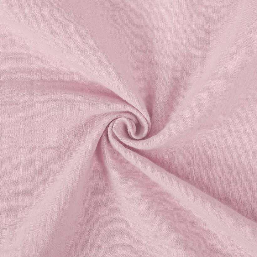 Musselinstoff – pastellrosa