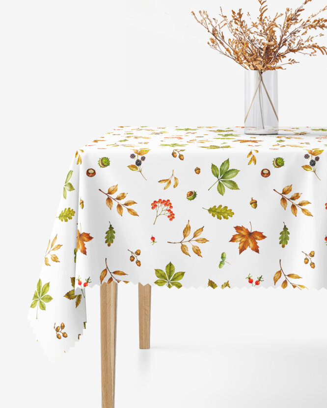 Eckige Tischdecke Teflon - Zauber des Herbstes