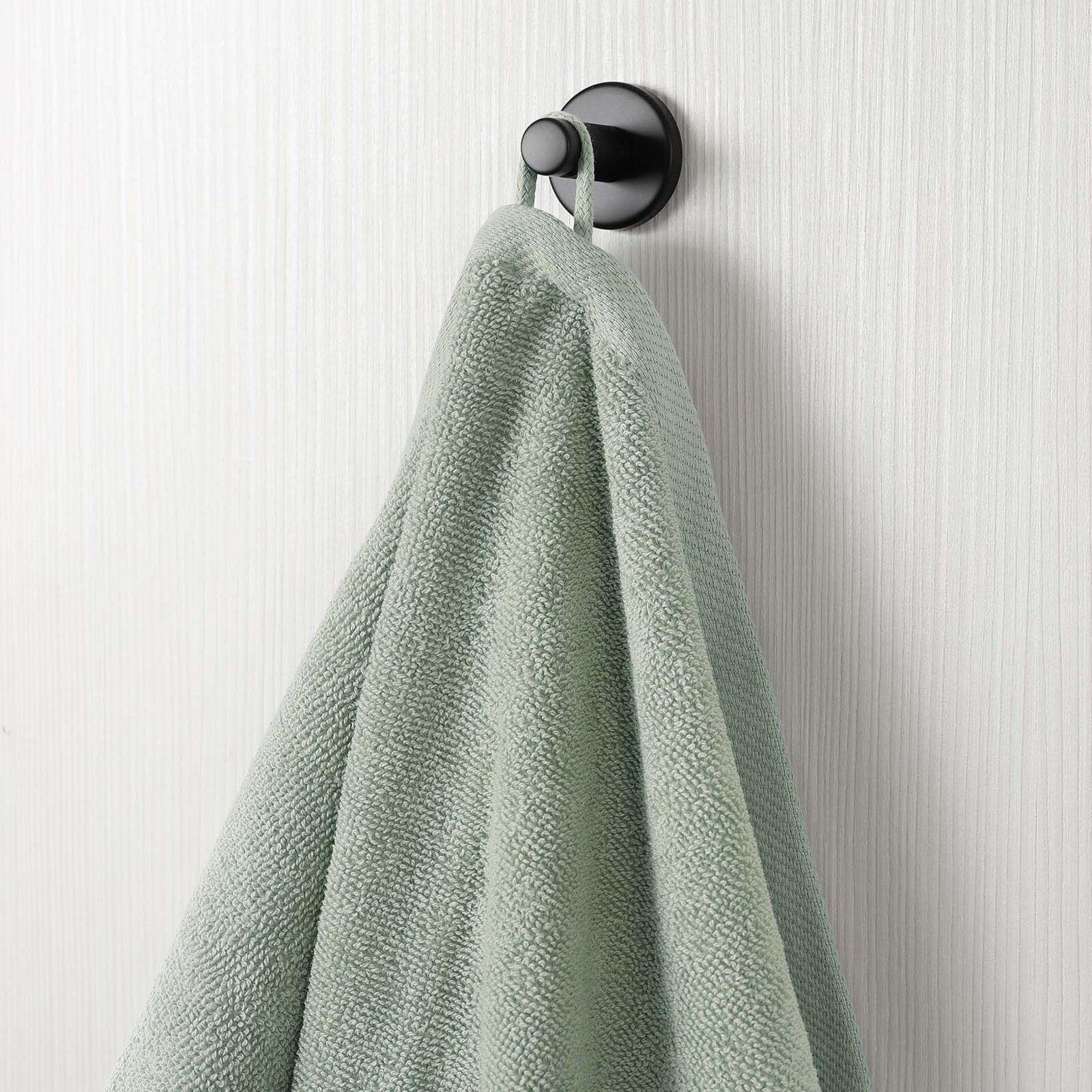 Frottierhandtuch/Duschtuch Soft ohne Bordüre – salbeigrün