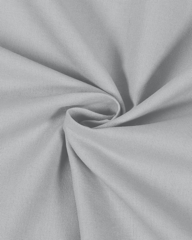 Baumwollstoff einfarbig  Suzy - grau