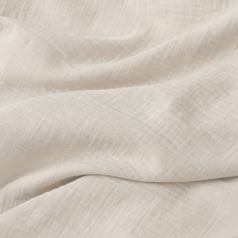 Musselin-Bettwäsche – creme