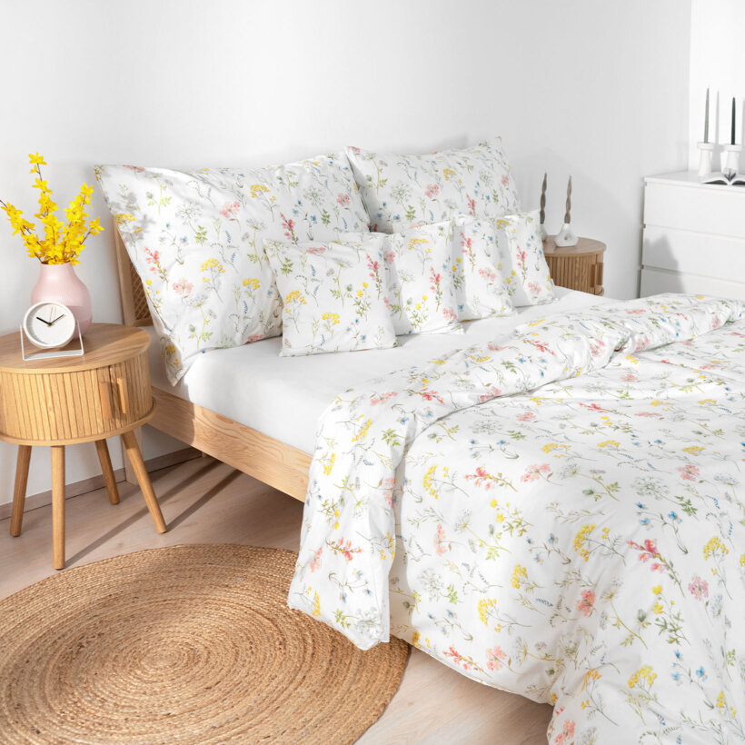 Bettwäsche aus Baumwolle Deluxe - blühender Frühling